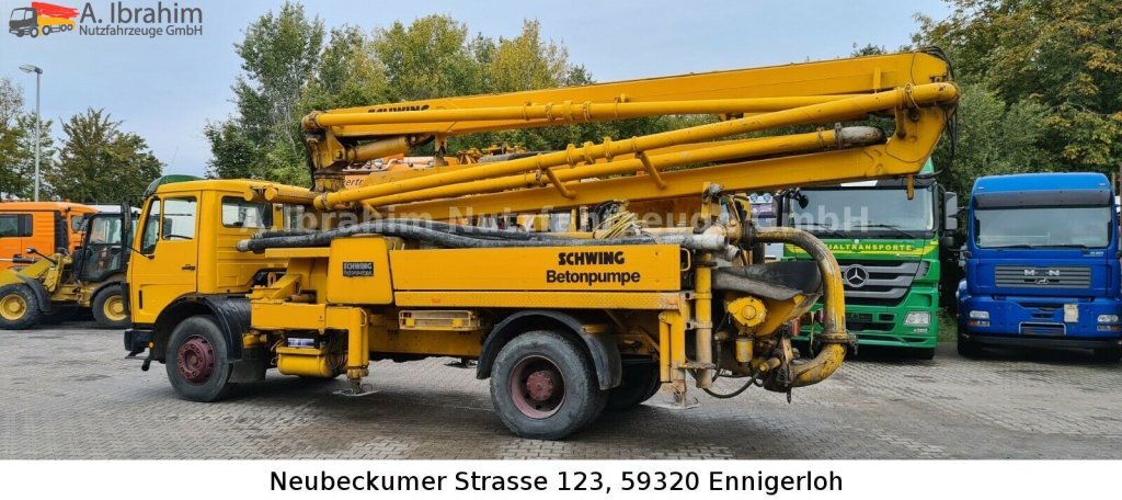 Xe trộn bơm bê tông Mercedes-Benz LK 1617, Schwing Betonpumpe, Oldtimer: hình 6 Xe trộn bơm bê tông Mercedes-Benz LK 1617, Schwing Betonpumpe, Oldtimer: hình 6