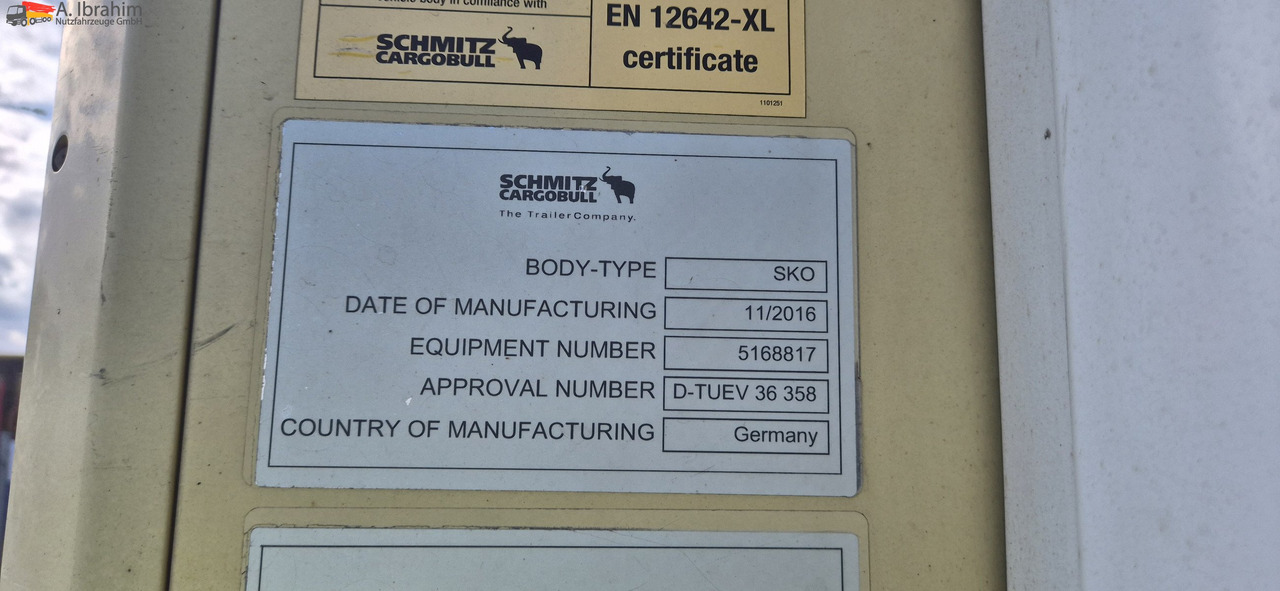 Sơ mi rơ moóc đông lạnh Schmitz SKO24 Carrier Vector 1550 reparierter Schaden Stütze links: hình 13 Sơ mi rơ moóc đông lạnh Schmitz SKO24 Carrier Vector 1550 reparierter Schaden Stütze links: hình 13