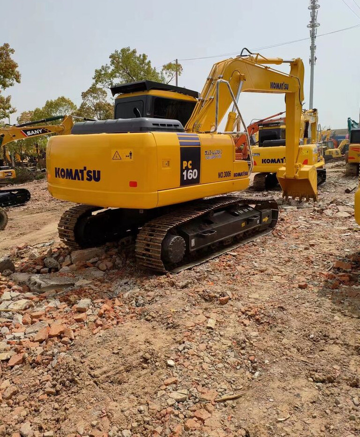 Komatsu PC160 - Máy xúc bánh xích: hình 3 Komatsu PC160 - Máy xúc bánh xích: hình 3