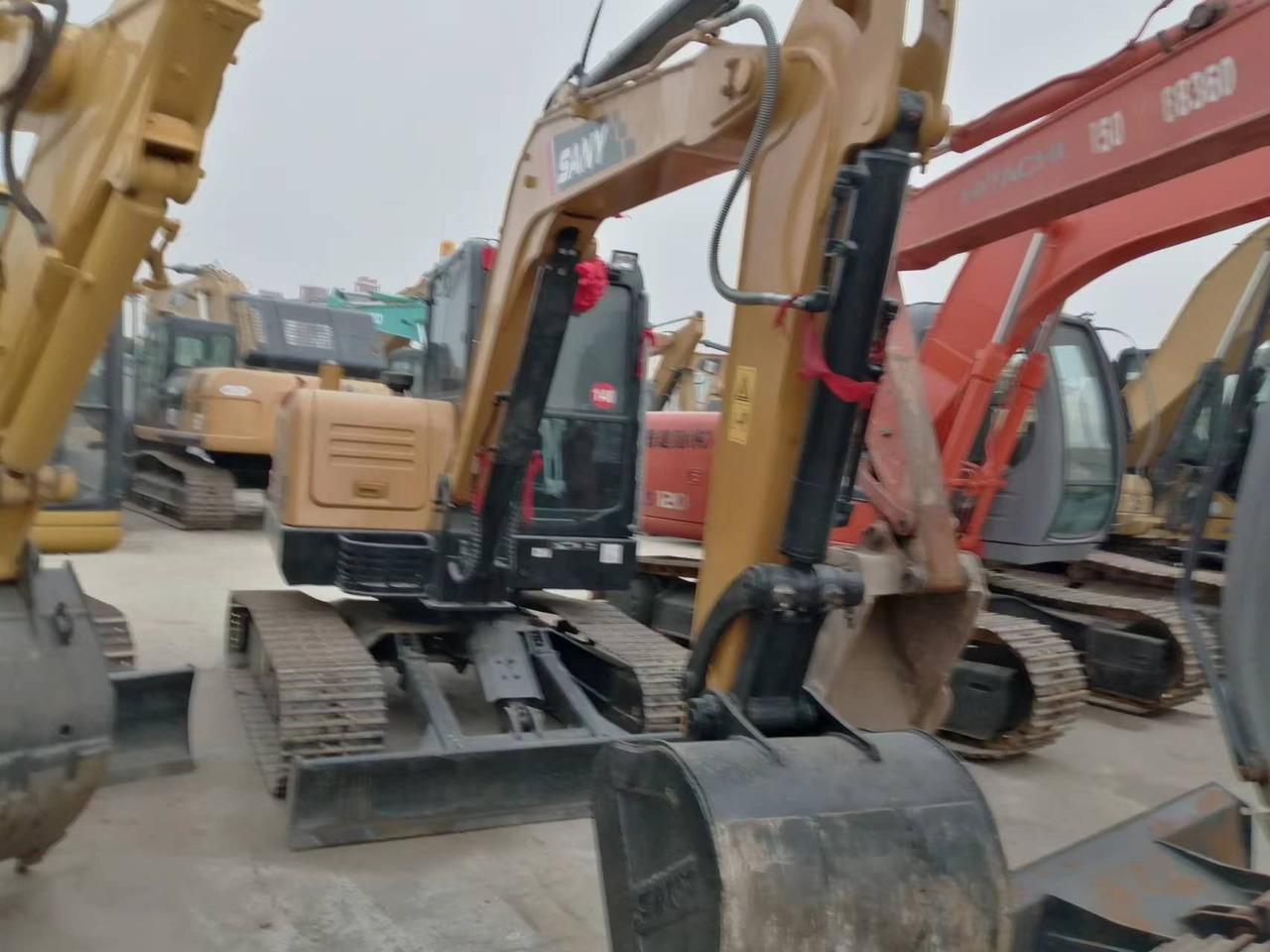 Máy xúc mini SANY SY55C: hình 6