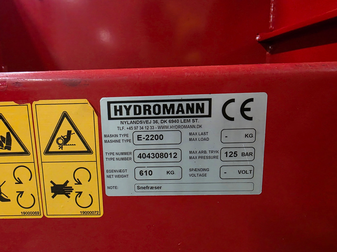 Máy thổi tuyết Westbjørn E-220 2 trinns med kantskjær, som ny.: hình 8