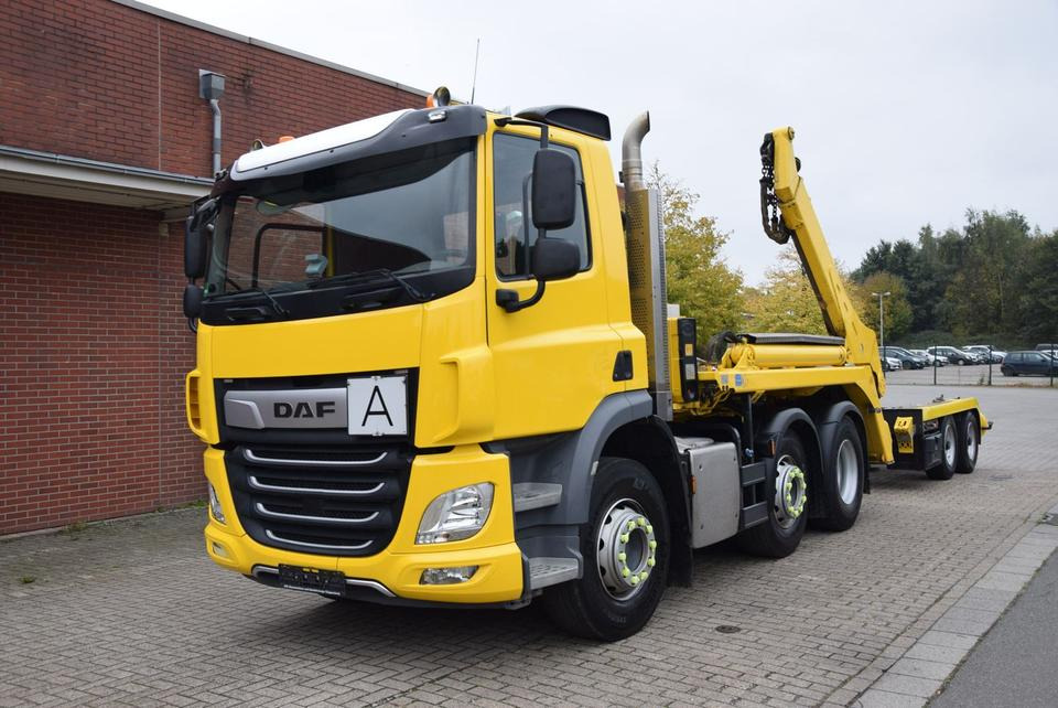 DAF CF 450 Meiller Absetzkip. Vorlauf. Lenk Funk - Xe tải chở thùng nhỏ: hình 1 DAF CF 450 Meiller Absetzkip. Vorlauf. Lenk Funk - Xe tải chở thùng nhỏ: hình 1