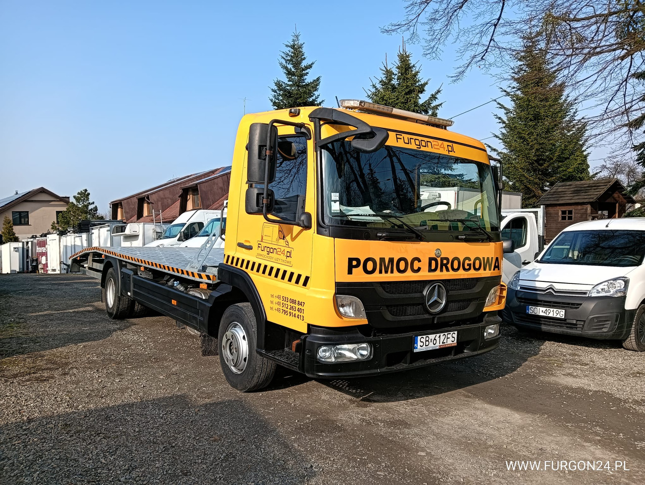 MERCEDES ATEGO 1018 POMOC DROGOWA LAWETA NR 665 - Xe tải chuyên chở tự động: hình 3 MERCEDES ATEGO 1018 POMOC DROGOWA LAWETA NR 665 - Xe tải chuyên chở tự động: hình 3