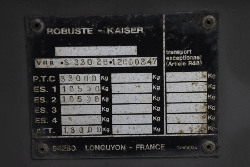 ROBUSTE-KAISER S3302-2XLAMES/BLAD/SPRING - Sơ mi rơ moóc ben: hình 5 ROBUSTE-KAISER S3302-2XLAMES/BLAD/SPRING - Sơ mi rơ moóc ben: hình 5