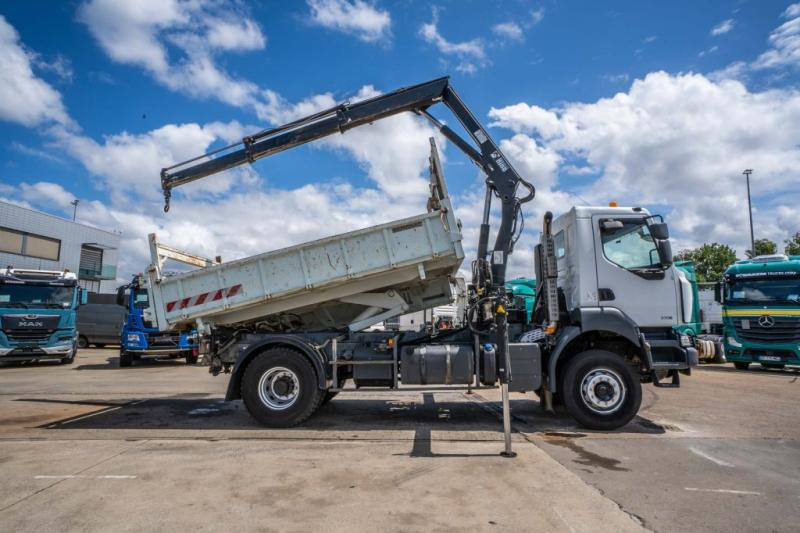 Renault KERAX 370 DXI + TRI BENNE+HIAB 16t/m + 2 EXT - Xe ben, Xe cẩu tự hành: hình 3 Renault KERAX 370 DXI + TRI BENNE+HIAB 16t/m + 2 EXT - Xe ben, Xe cẩu tự hành: hình 3