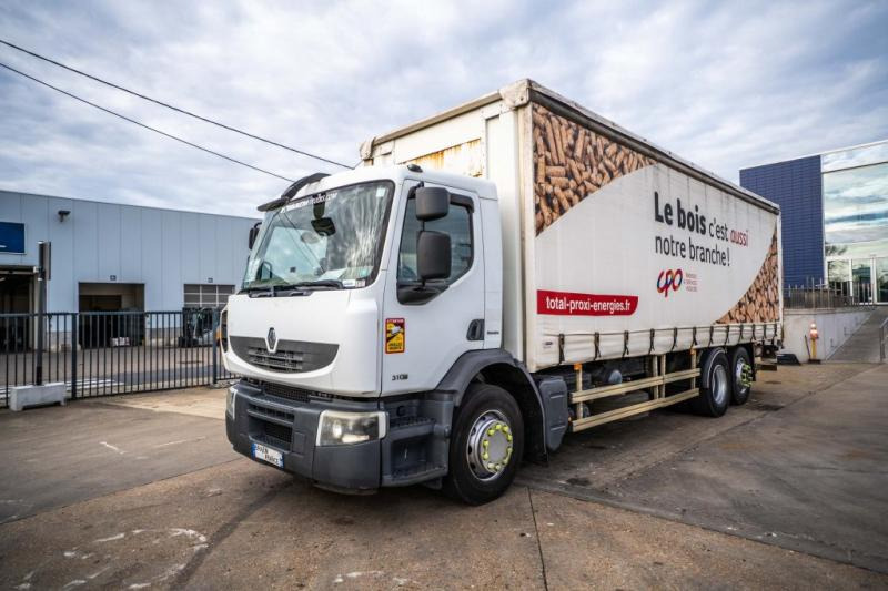 Renault PREMIUM 310 6X2 + Palfinger 2.5T - Xe tải thùng mui bạt: hình 1 Renault PREMIUM 310 6X2 + Palfinger 2.5T - Xe tải thùng mui bạt: hình 1