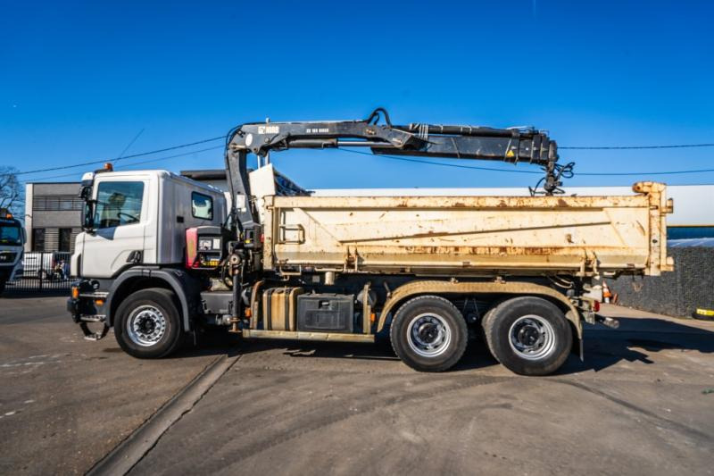 Xe ben, Xe cẩu tự hành Scania P 400 // BIBENNE // GRUE HIAB 16 t/m // RETARDER: hình 8