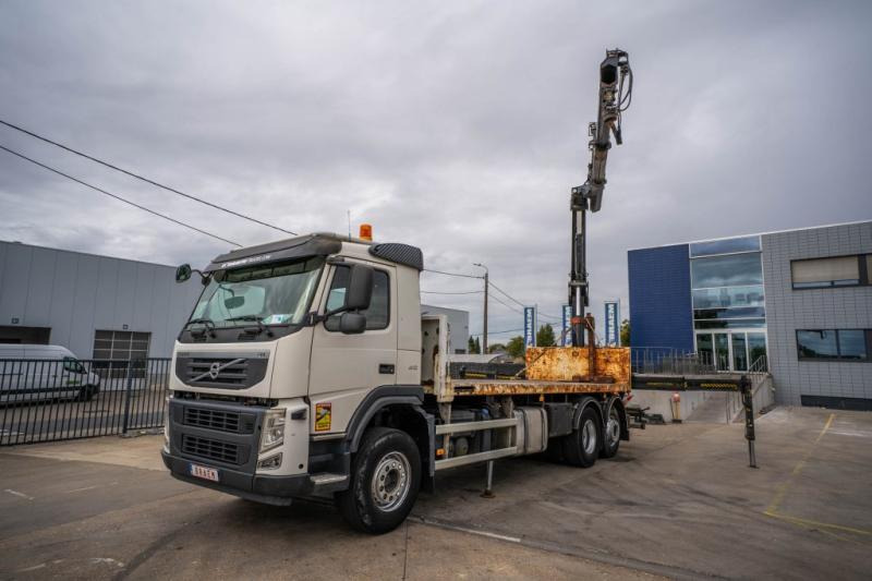 Volvo FM 410 DXI -6X2+HIAB 24 T/m/2x - Xe tải thùng lửng/ Phẳng, Xe cẩu tự hành: hình 1 Volvo FM 410 DXI -6X2+HIAB 24 T/m/2x - Xe tải thùng lửng/ Phẳng, Xe cẩu tự hành: hình 1