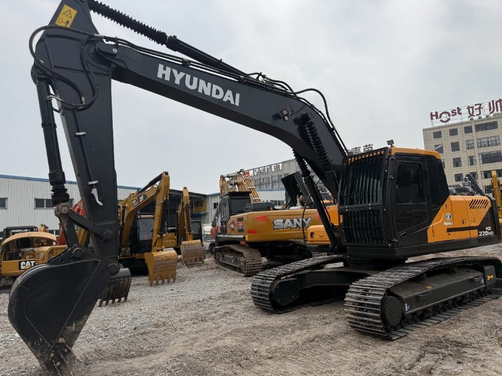 Hyundai HX 220 - Máy xúc bánh xích: hình 4 Hyundai HX 220 - Máy xúc bánh xích: hình 4