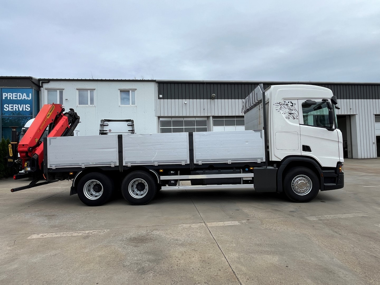 Xe tải thùng lửng/ Phẳng, Xe cẩu tự hành SCANIA R450,  2018, PALFINGER PK 22002 +RC: hình 9