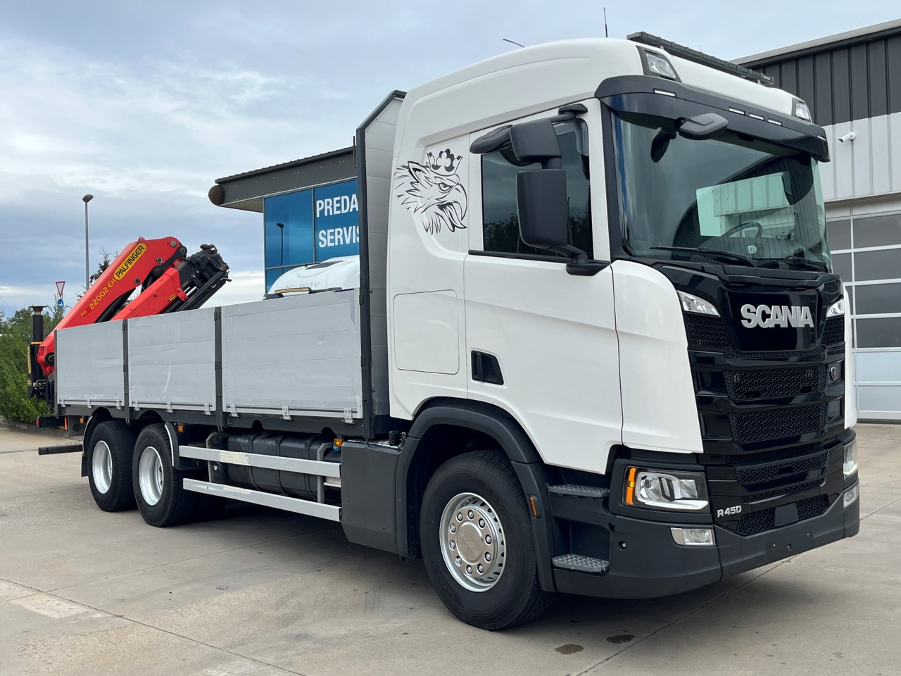 Xe tải thùng lửng/ Phẳng, Xe cẩu tự hành SCANIA R450,  2018, PALFINGER PK 22002 +RC: hình 10
