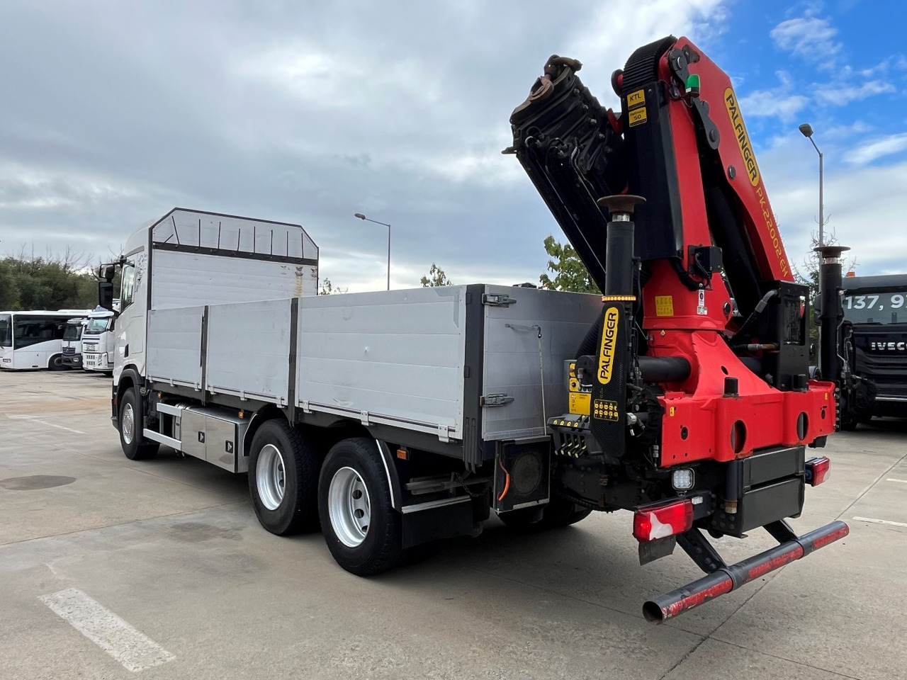 Xe tải thùng lửng/ Phẳng, Xe cẩu tự hành SCANIA R450,  2018, PALFINGER PK 22002 +RC: hình 6
