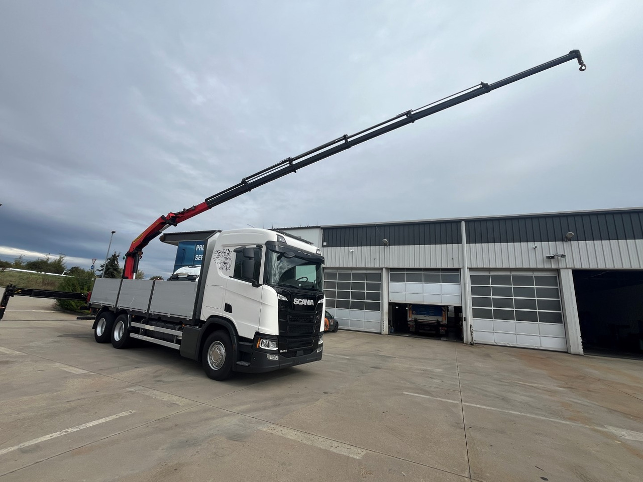 Xe tải thùng lửng/ Phẳng, Xe cẩu tự hành SCANIA R450,  2018, PALFINGER PK 22002 +RC: hình 12