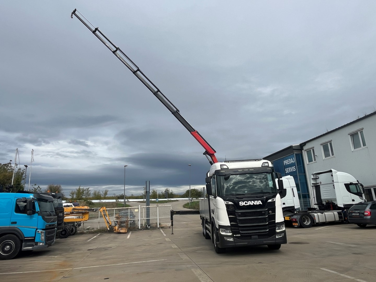 Xe tải thùng lửng/ Phẳng, Xe cẩu tự hành SCANIA R450,  2018, PALFINGER PK 22002 +RC: hình 14