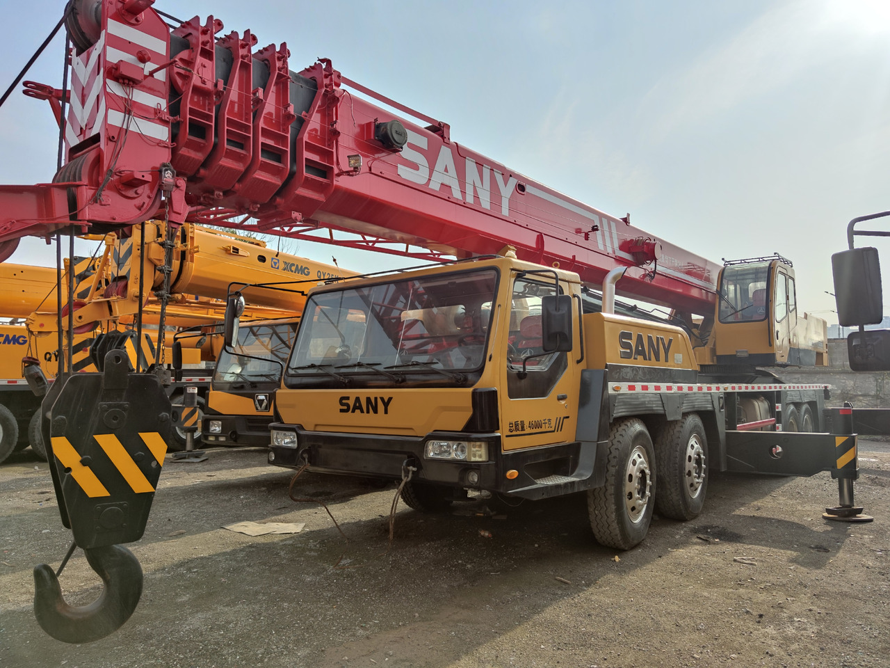 Cẩu bánh lốp SANY STC750: hình 6