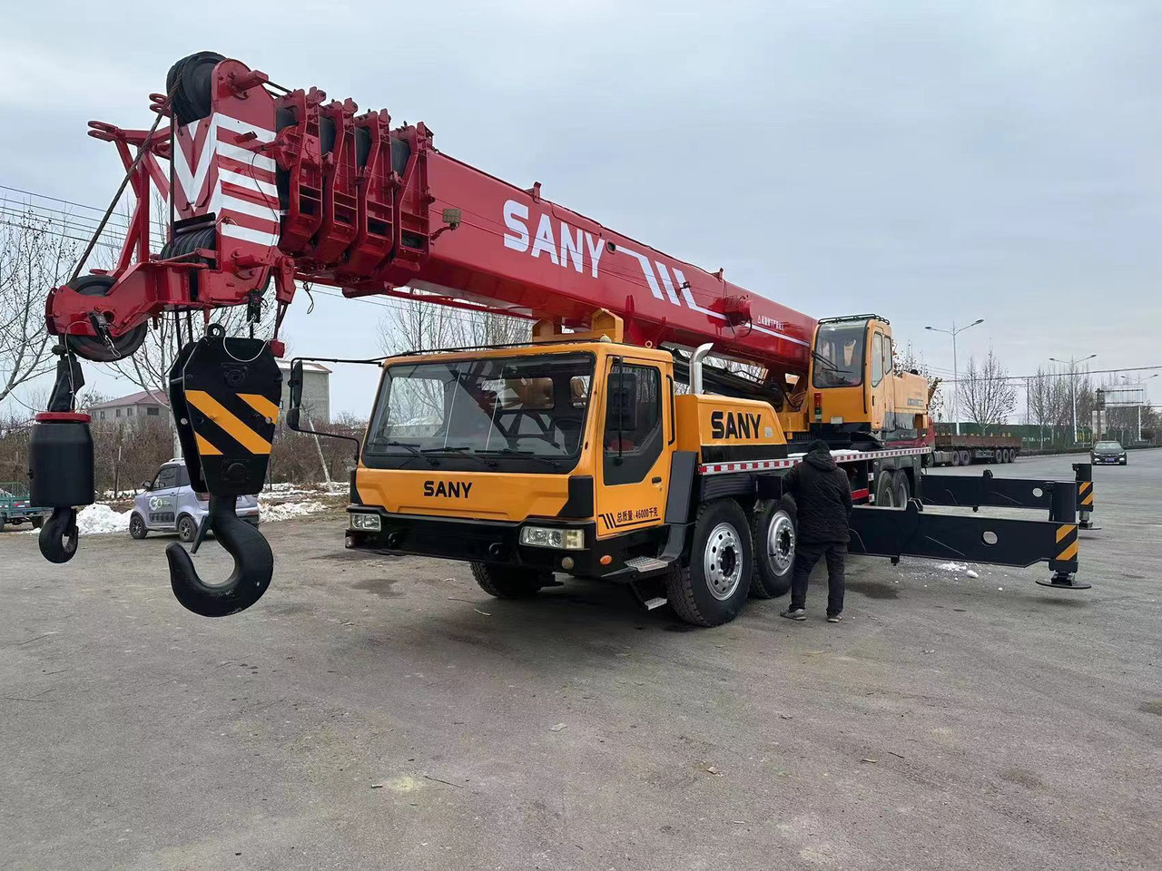 SANY STC750 Used 75ton trcuk crane - Cẩu bánh lốp: hình 1 SANY STC750 Used 75ton trcuk crane - Cẩu bánh lốp: hình 1