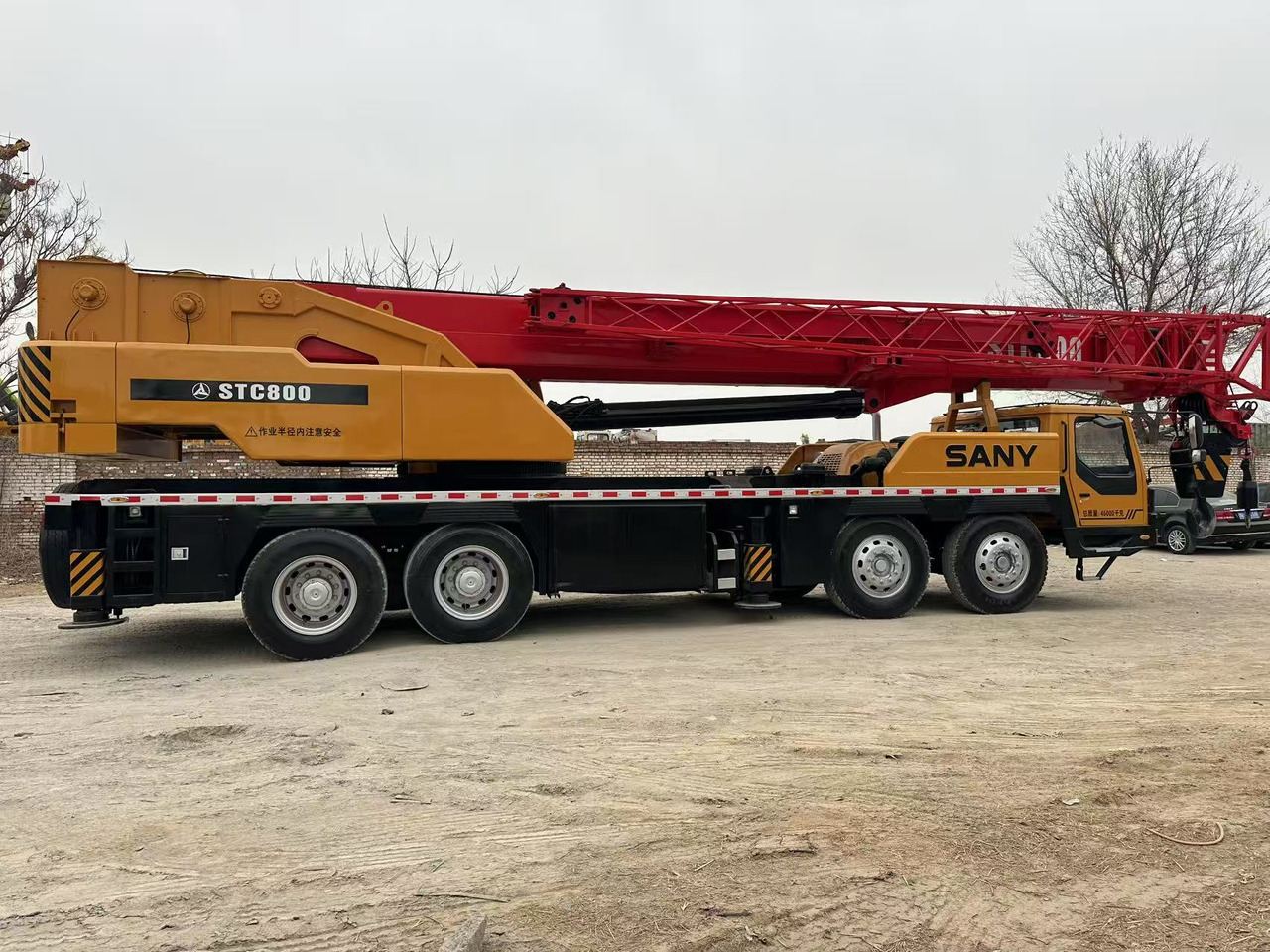SANY STC800 80T CRANE - Cẩu bánh lốp: hình 5 SANY STC800 80T CRANE - Cẩu bánh lốp: hình 5