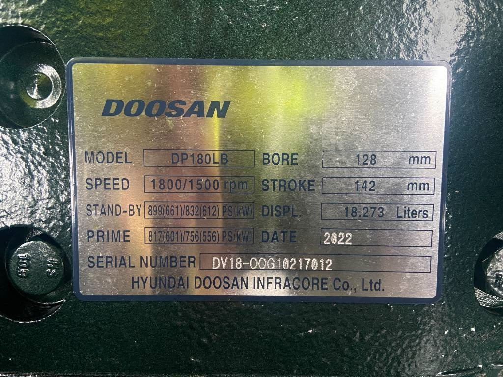 Bộ phát điện mới Doosan DP180LB - 710 kVA Generator - DPX 19857: hình 13