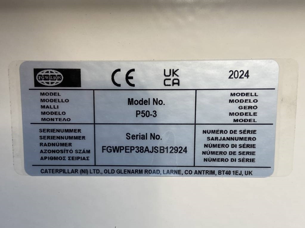 Bộ phát điện mới FG Wilson P50-3 - 50 kVA Genset - DPX-16004: hình 19