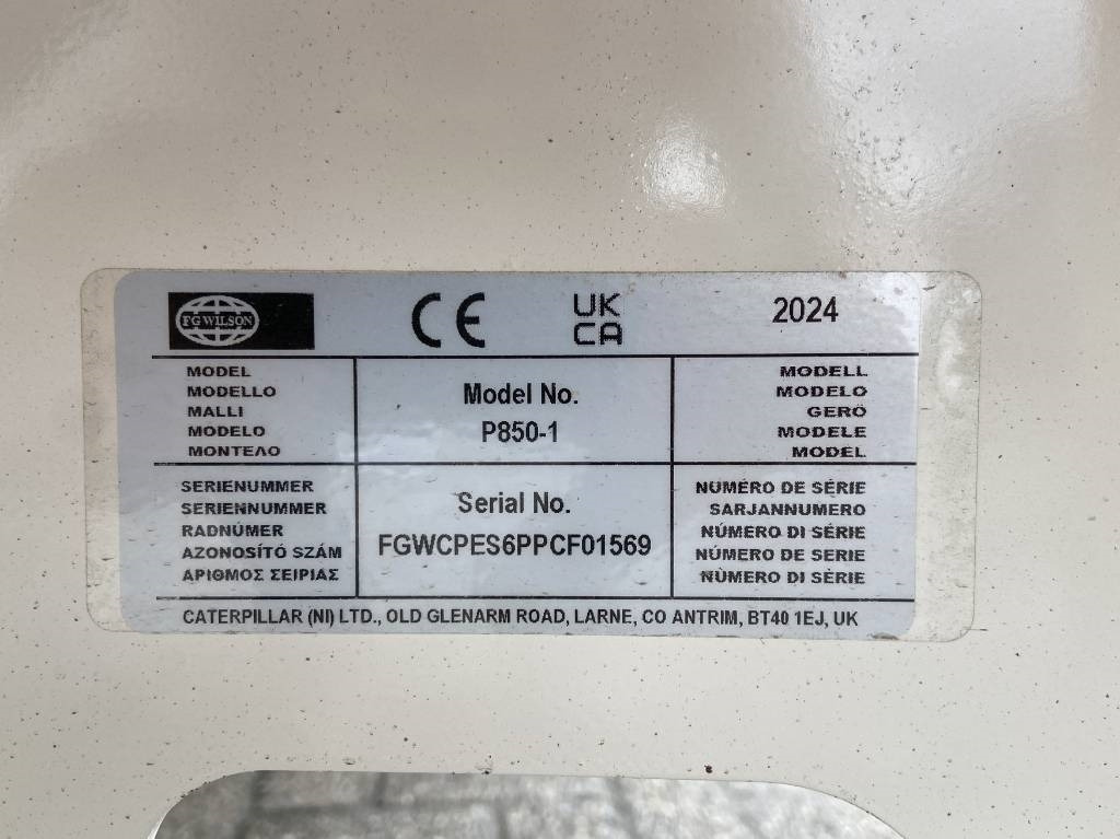 Cho thuê FG Wilson P850-1 - 850 kVA Genset - DPX-16024  FG Wilson P850-1 - 850 kVA Genset - DPX-16024: hình 21