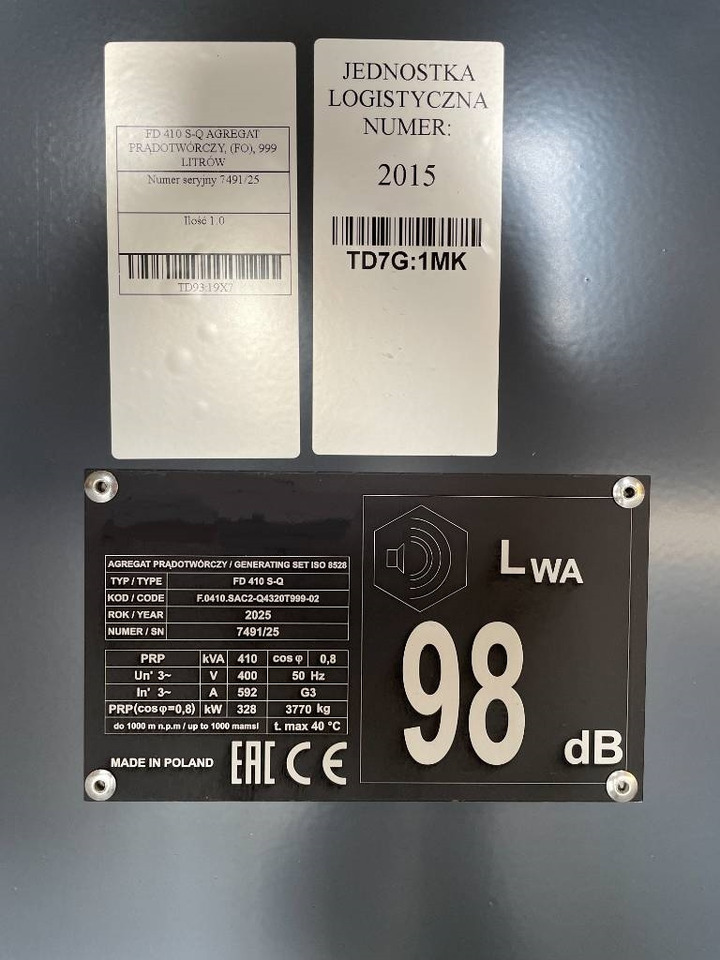 Bộ phát điện mới Scania DC13 - 450 kVA Generator - DPX-17951: hình 17