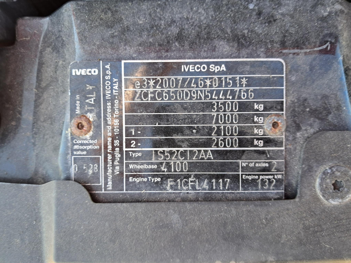 Xe van thùng mui bạt IVECO/JUSAM STANISŁAWJURKOWSKI 50C18/JU06 PLANDEKA: hình 12