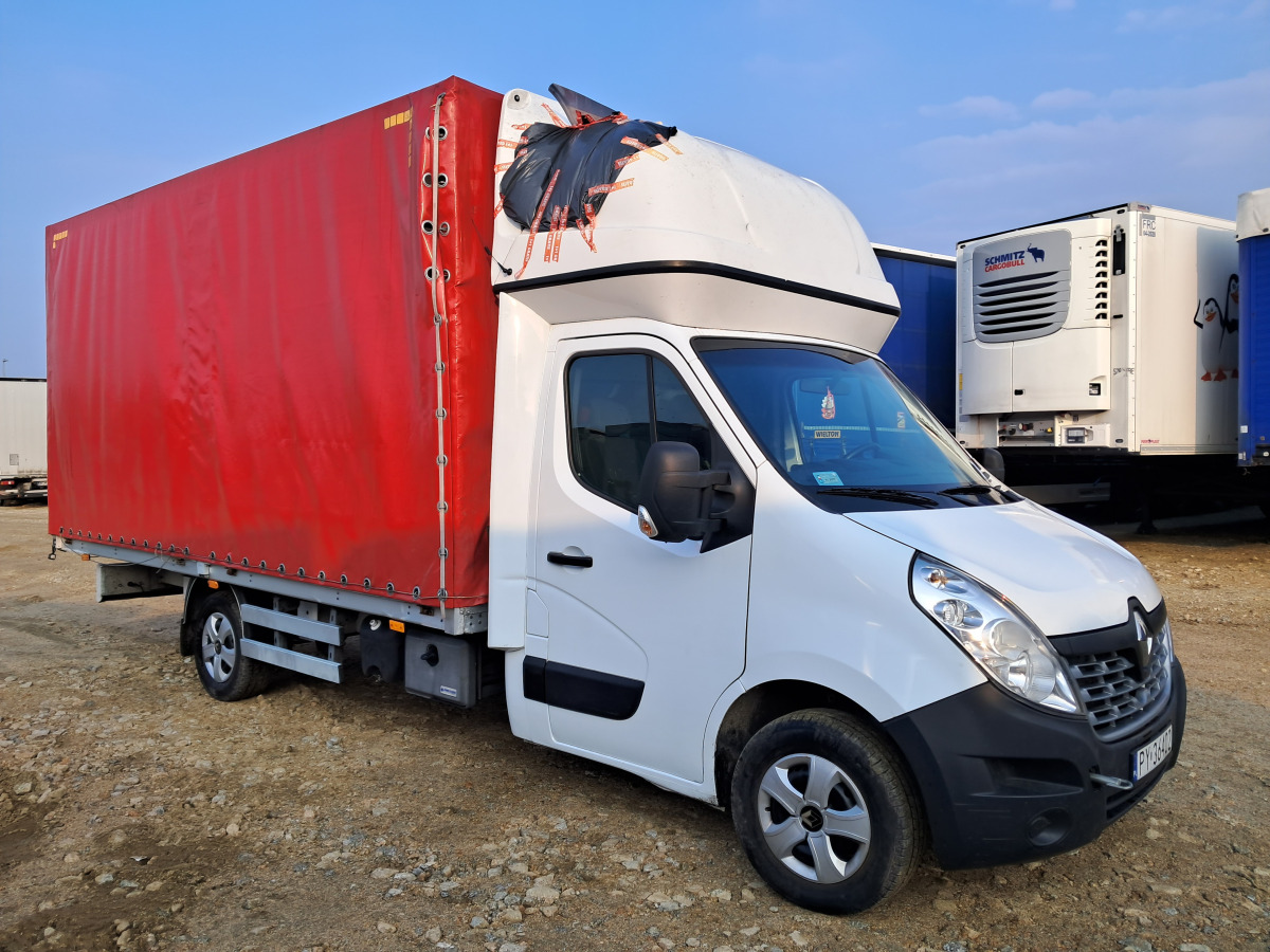 Xe van thùng mui bạt RENAULT MASTER PLANDEKA: hình 1