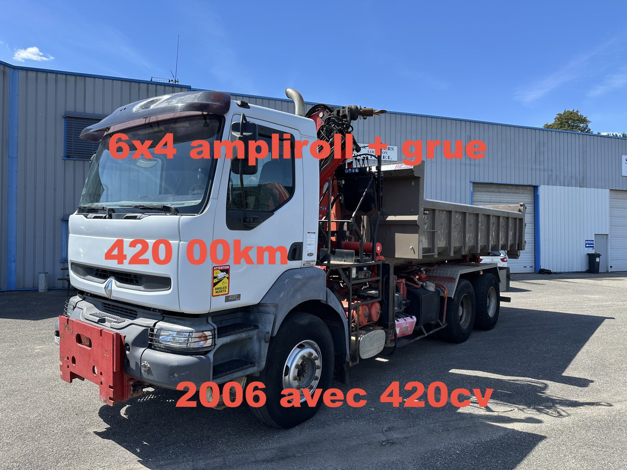 RENAULT KERAX 420DCI - Xe tải nâng móc, Xe cẩu tự hành: hình 1 RENAULT KERAX 420DCI - Xe tải nâng móc, Xe cẩu tự hành: hình 1