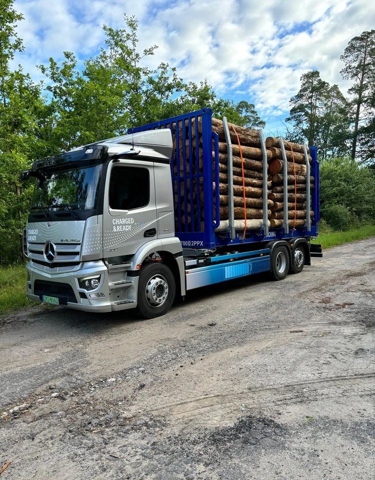 Mercedes-Benz eActros 400 6x2 BDF Elektryczny - Xe chở gỗ, Xe tải điện: hình 2 Mercedes-Benz eActros 400 6x2 BDF Elektryczny - Xe chở gỗ, Xe tải điện: hình 2
