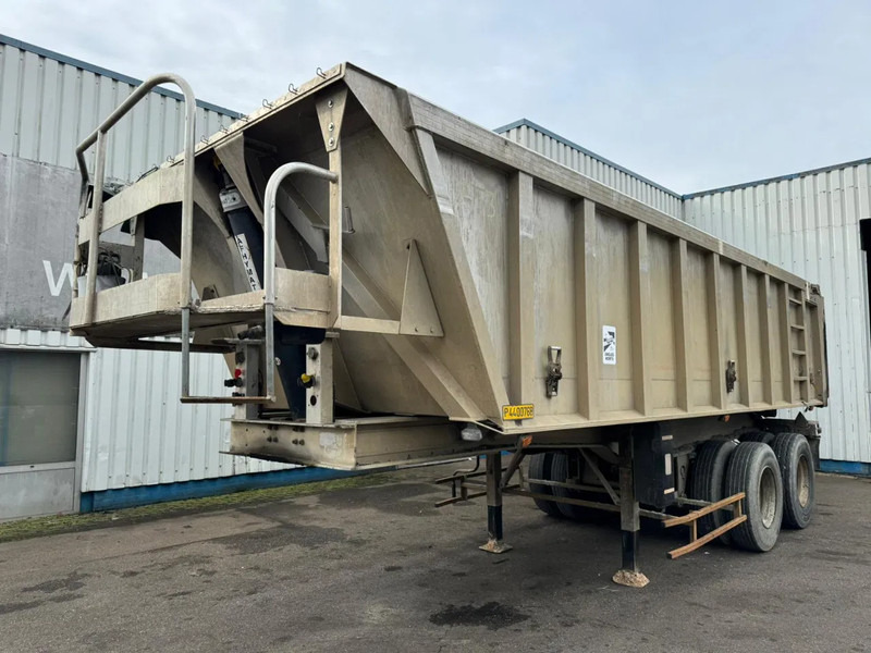 Sơ mi rơ moóc ben Benalu 2 Axle , 8 Tyres , Alu Tipper , Spring Suspension , Drum Brakes: hình 1