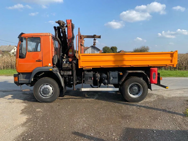Xe ben, Xe cẩu tự hành MAN LE 18-280 , 4X4 , Tipper , Palfinger PK 9501: hình 8