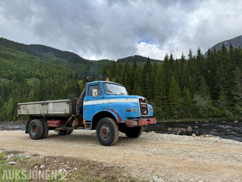 1973 Kranbil - MAN 8.168 HA, 4x4, Plan med tipp - Xe cẩu tự hành: hình 3 1973 Kranbil - MAN 8.168 HA, 4x4, Plan med tipp - Xe cẩu tự hành: hình 3