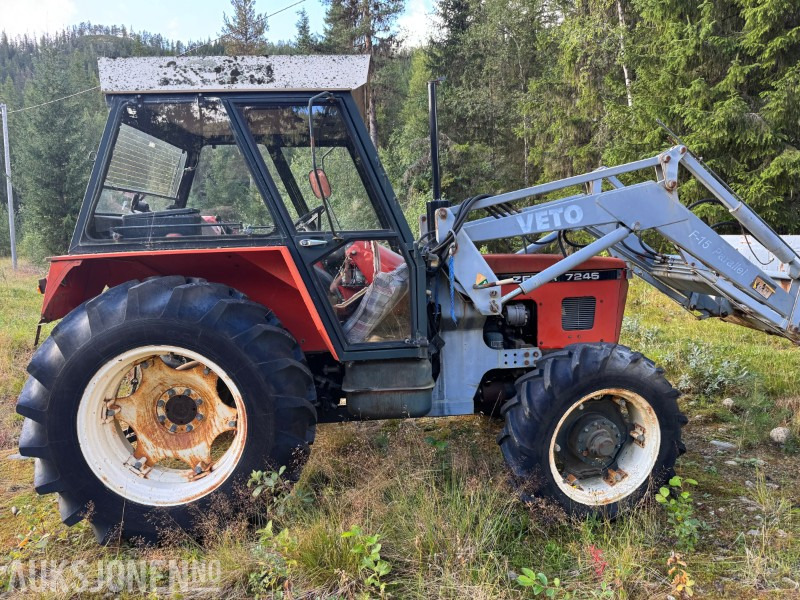 1987 Zetor 7245 mva fri traktor med Veto F15 lasteapparat 474 timer - Máy cày: hình 3 1987 Zetor 7245 mva fri traktor med Veto F15 lasteapparat 474 timer - Máy cày: hình 3