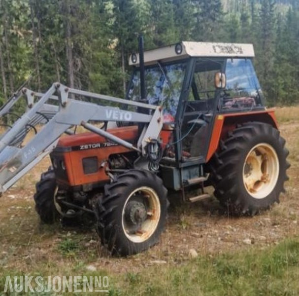 1987 Zetor 7245 mva fri traktor med Veto F15 lasteapparat 474 timer - Máy cày: hình 4 1987 Zetor 7245 mva fri traktor med Veto F15 lasteapparat 474 timer - Máy cày: hình 4