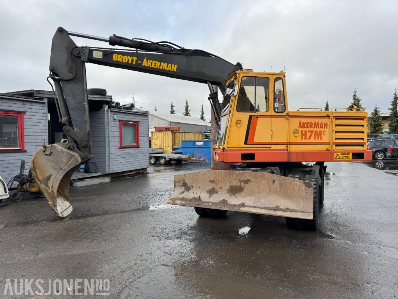 1988 Åkerman H7Mc hjulgraver med skuffe - Máy xúc: hình 1 1988 Åkerman H7Mc hjulgraver med skuffe - Máy xúc: hình 1