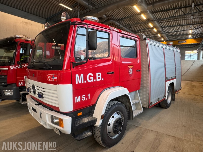 1997 Mercedes-Benz 1124 Af/36 4X4 brannbil registrert som motorredskap med kun 29540 km - Xe tải cứu hỏa: hình 2 1997 Mercedes-Benz 1124 Af/36 4X4 brannbil registrert som motorredskap med kun 29540 km - Xe tải cứu hỏa: hình 2