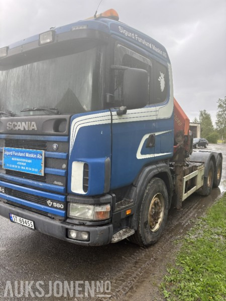 2002 Scania R164GB6X2 Kranbil, 23tm kran, Rep. Objekt - Xe cẩu tự hành: hình 1 2002 Scania R164GB6X2 Kranbil, 23tm kran, Rep. Objekt - Xe cẩu tự hành: hình 1