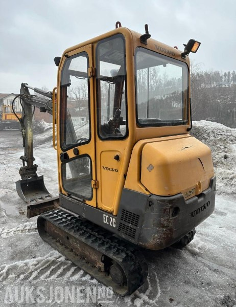 2002 Volvo EC20xt minigraver PUSSESKUFFE TANNSKUFFE MVA FRI 7136 timer - Máy xúc mini: hình 5 2002 Volvo EC20xt minigraver PUSSESKUFFE TANNSKUFFE MVA FRI 7136 timer - Máy xúc mini: hình 5