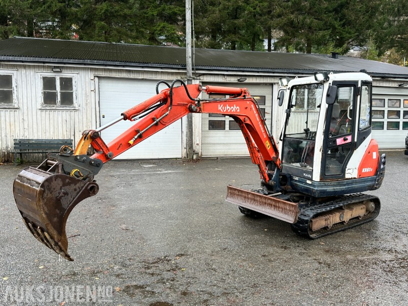 2007 Kubota KX61-3 Minigraver m/graveskuffe/anti-theft system, 4356 timer - Máy xúc mini: hình 1 2007 Kubota KX61-3 Minigraver m/graveskuffe/anti-theft system, 4356 timer - Máy xúc mini: hình 1
