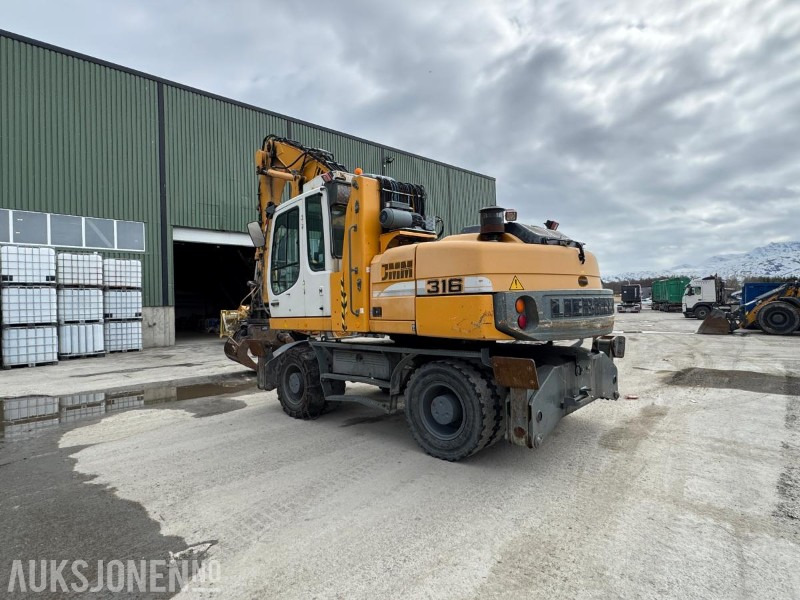 2009 Liebherr A316 Litronic hjulgraver - Hevbar hytte - Klype - 13065T - Máy xúc: hình 3 2009 Liebherr A316 Litronic hjulgraver - Hevbar hytte - Klype - 13065T - Máy xúc: hình 3