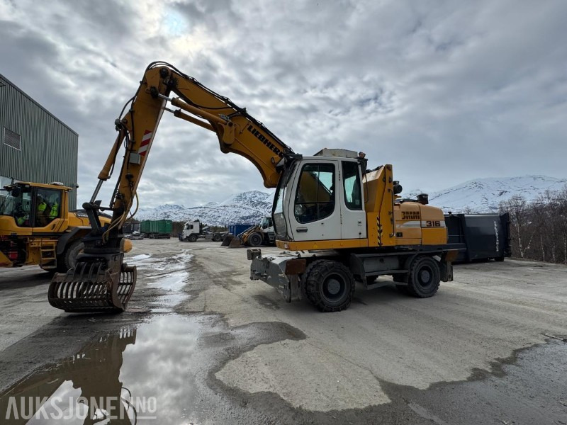 2009 Liebherr A316 Litronic hjulgraver - Hevbar hytte - Klype - 13065T - Máy xúc: hình 1 2009 Liebherr A316 Litronic hjulgraver - Hevbar hytte - Klype - 13065T - Máy xúc: hình 1
