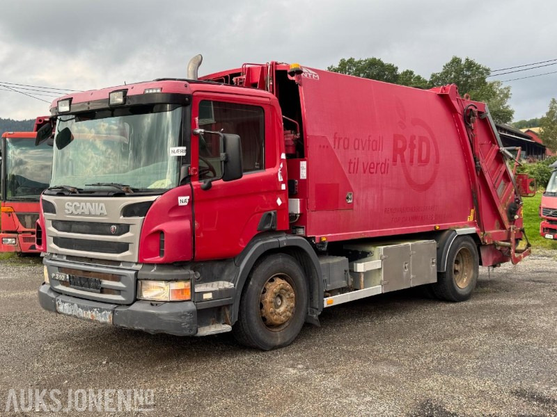 2009 Scania P-serie renovasjonsbil / NTM påbygg - Xe tải chở rác: hình 1 2009 Scania P-serie renovasjonsbil / NTM påbygg - Xe tải chở rác: hình 1