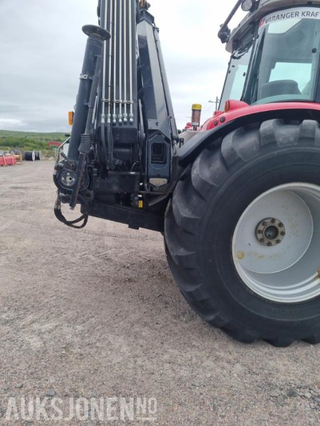 2010 Massey Ferguson 5470 Dyna 4 med Kran - Hiab 122E-5 HiDuo - Gaffler - Skuffe - 1453KM - Máy cày: hình 5 2010 Massey Ferguson 5470 Dyna 4 med Kran - Hiab 122E-5 HiDuo - Gaffler - Skuffe - 1453KM - Máy cày: hình 5