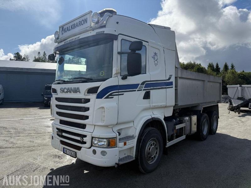 2011 Scania R620 6X4 Tippbil med 2005 Carnehl trippelkjerre - Xe ben: hình 1 2011 Scania R620 6X4 Tippbil med 2005 Carnehl trippelkjerre - Xe ben: hình 1