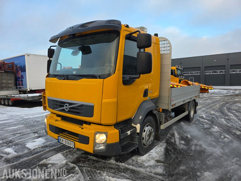 2012 Volvo FL 612 lastebil med plan - Xe tải thùng lửng/ Phẳng: hình 1 2012 Volvo FL 612 lastebil med plan - Xe tải thùng lửng/ Phẳng: hình 1
