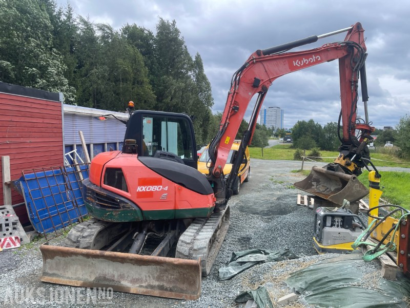 2013 Kubota KX080-4 | Rototilt | Pusseskuff | 4950 timer - Máy xúc: hình 4 2013 Kubota KX080-4 | Rototilt | Pusseskuff | 4950 timer - Máy xúc: hình 4
