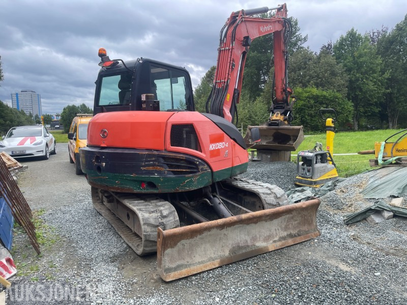 2013 Kubota KX080-4 | Rototilt | Pusseskuff | 4950 timer - Máy xúc: hình 3 2013 Kubota KX080-4 | Rototilt | Pusseskuff | 4950 timer - Máy xúc: hình 3
