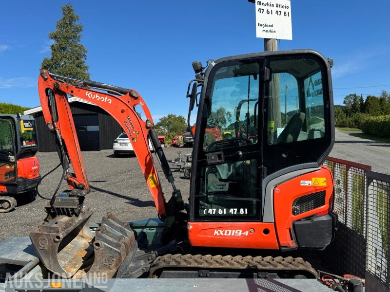 2014 Kubota KX019-4 minigraver med 3 skuffer - Máy xúc mini: hình 2 2014 Kubota KX019-4 minigraver med 3 skuffer - Máy xúc mini: hình 2