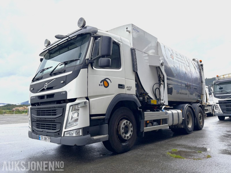 2014 Volvo FM420 EURO 6 sidelaster / komprimatorbil / renovasjonsbil - EU godkjent til 31.08.2026 - Xe tải chở rác: hình 1 2014 Volvo FM420 EURO 6 sidelaster / komprimatorbil / renovasjonsbil - EU godkjent til 31.08.2026 - Xe tải chở rác: hình 1