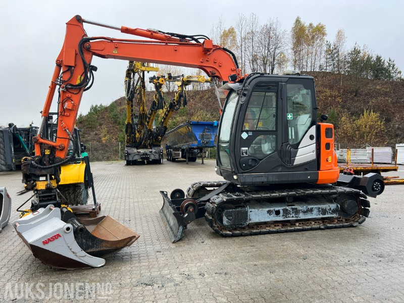 2015 Hitachi ZX-85-US-5 - Rail maskin med mye utstyr! - Máy xúc: hình 2 2015 Hitachi ZX-85-US-5 - Rail maskin med mye utstyr! - Máy xúc: hình 2